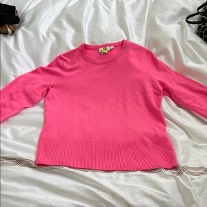 Vineyard Vines Bright Pink Crew Neck Sweater